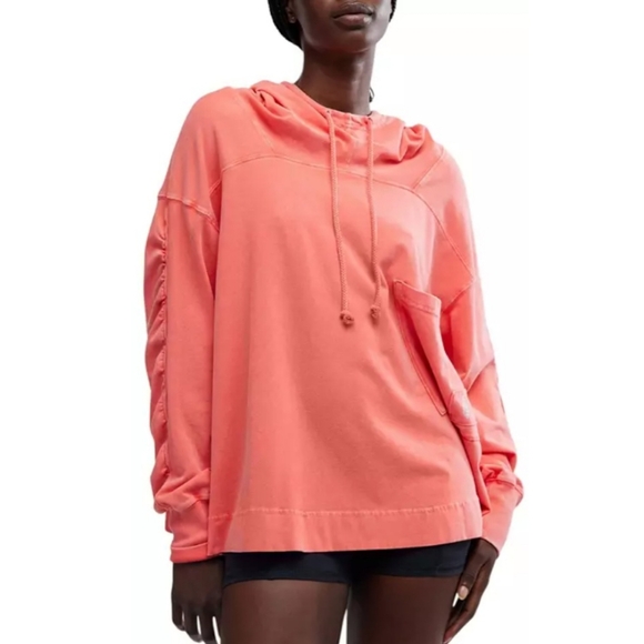 FP Movement by Free People Tops - FP Movement Hot Shot Hooded Layer ~ Hibiscus ~ Medium